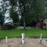 Building lot with water & sewer at the lot line!